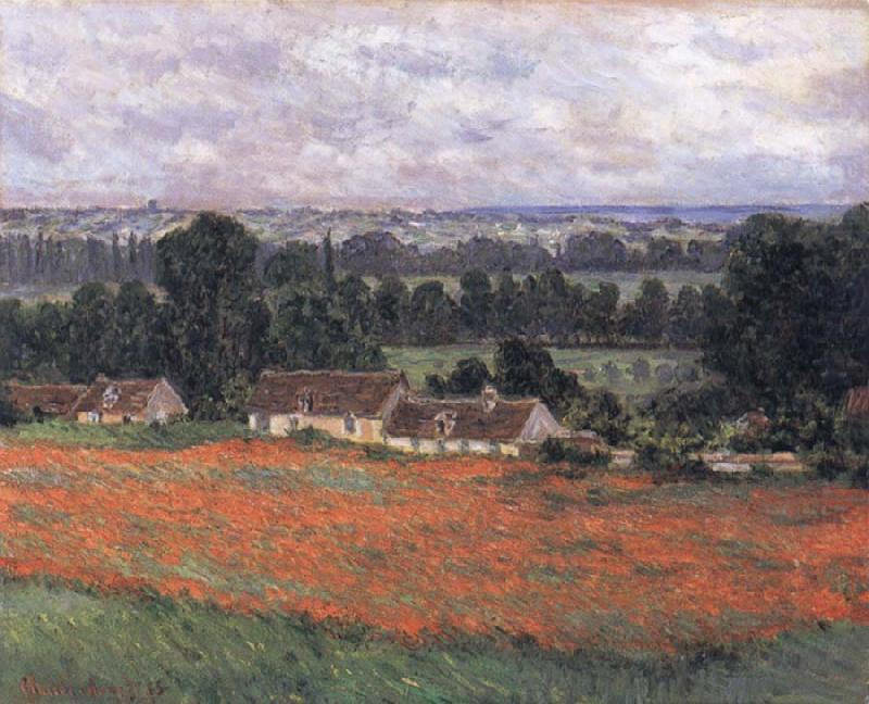 Claude Monet Field of Poppies,Giverny china oil painting image